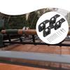 Holder for Roof Rack with Rubber Clamp and Wall Mount Brackets Outdoor Use
