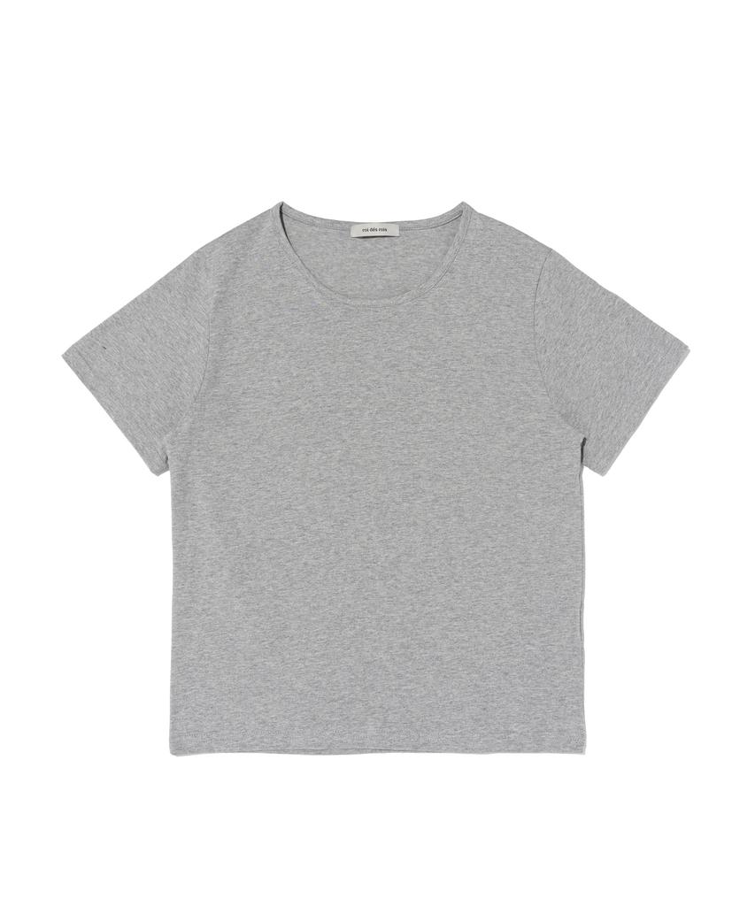 ROIDESROIS Silket Layered Short Sleeve T-Shirt (Gray)