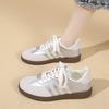 Zapatos de Entrenamiento con Cordones para Mujer Primavera y Otoño Zapatos Nuevos Suela Plana Versátiles Casuales Zapatos de Tablero Deportivos Zapatos Individuales