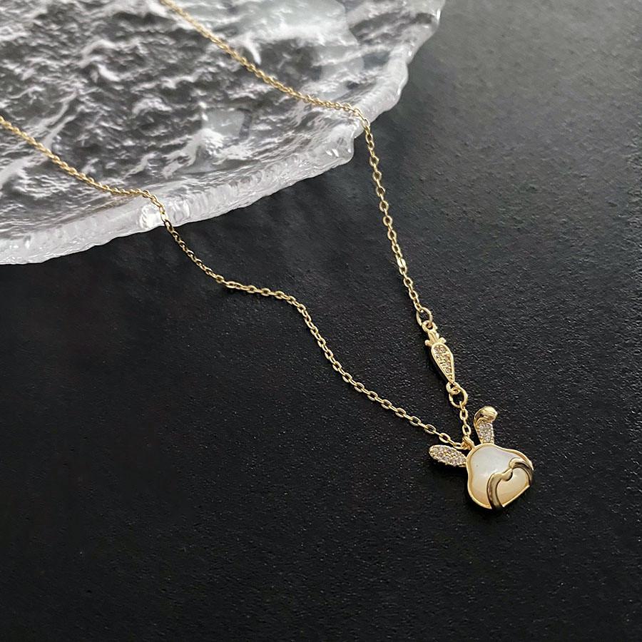 

Ожерелье с подвеской в виде кролика в стиле Sense of Design Light Luxury - Женская универсальная цепочка для ключицы 2023 Аксессуар для девочек