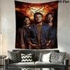 supernatural Wall Tapestry Aesthetic Wall Hanging Printed Fabric Blanket Decorative Tapestries for Bedroom Living Room Home Decor
