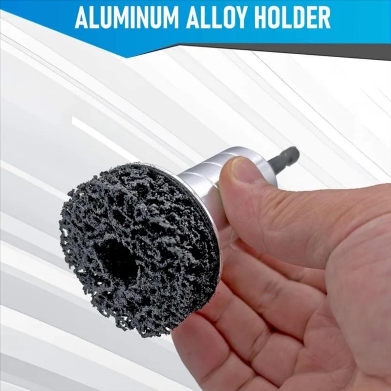 Universal Rusts Debris Removal Kit Double Purpose Connector Upgrades Axles Polishing Head for Car Motorcycle Maintenance