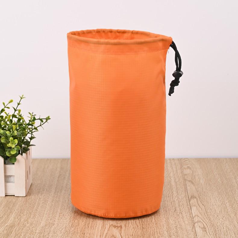 Down Jacket Sunscreen Clothing Storage Bag - Nylon Polyester Plaid, Portable Drawstring, Oxford Cloth