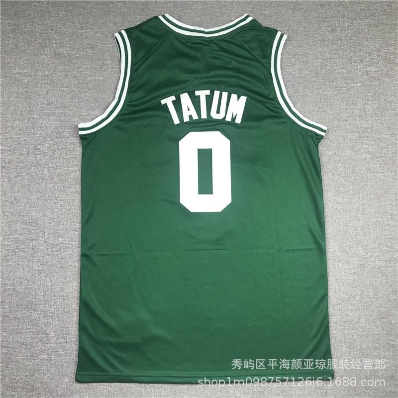 Embroidered Boston Celtics Jersey Tatum 0 Basketball Uniform Men Women Adult
