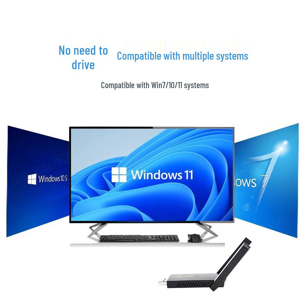 Spot 1300M Dual-Band USB WiFi Adapter: Wireless Network Receiver & Transmitter