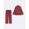 Gu By Uniqlo Flannel Pajama  Long Sleeve   Long Pants   Bear 