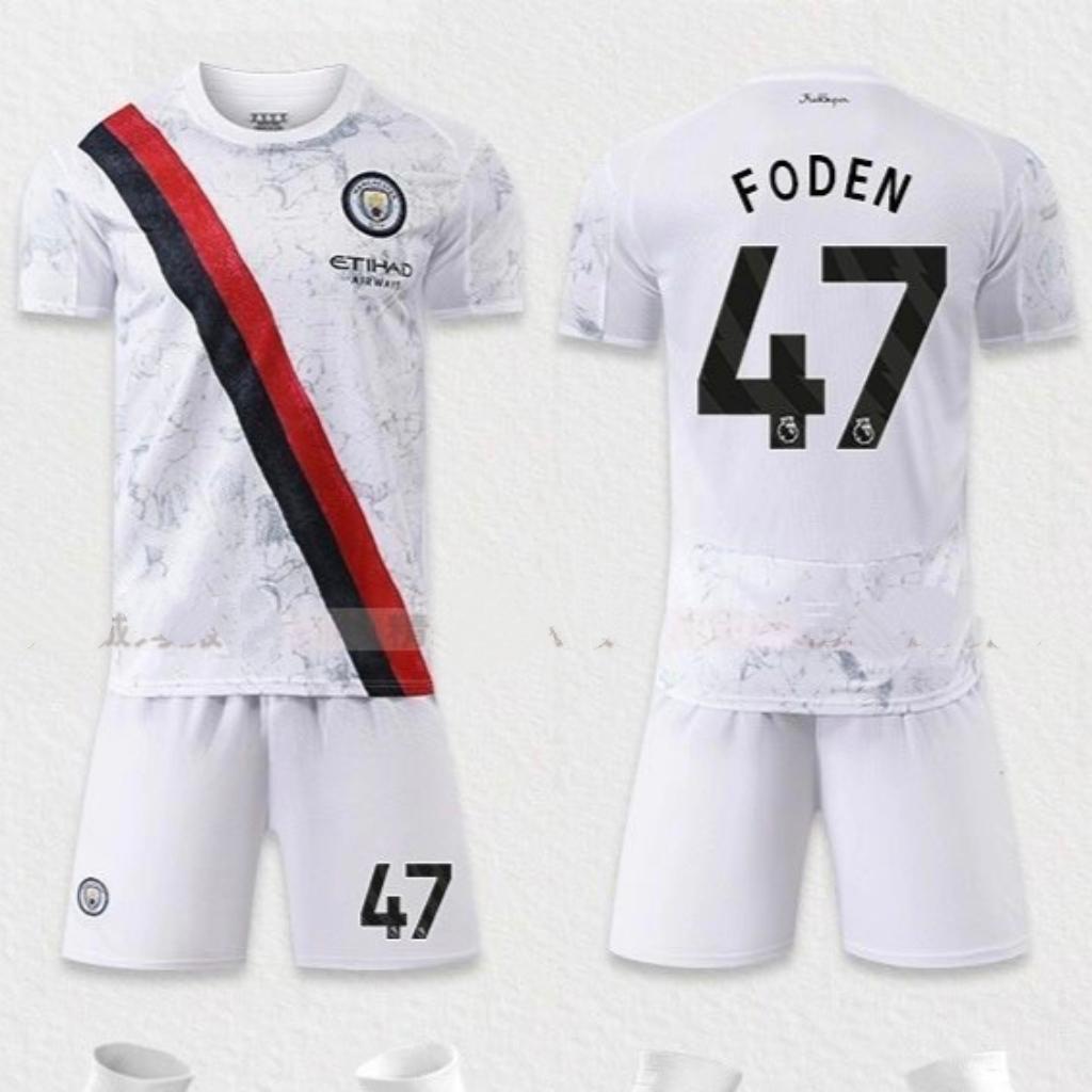 Man City 25/26 Home Shirt #9 Haaland | Hemelsblauwe Band Kit | Kevin De Bruyne Optie