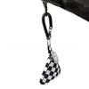 Geometric Pattern Keycase With Polyester Material For Daily Use And Street Style