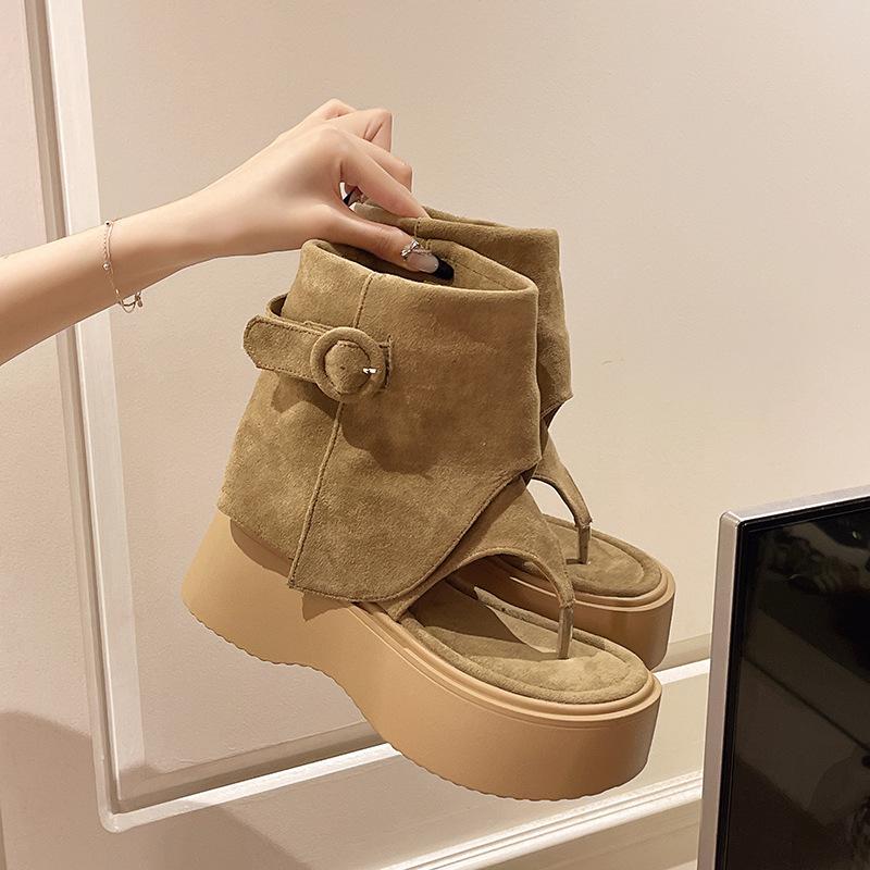 

Hollow short boots women s summer pinch short trousers boots fried street Maillard cigarette boots niche toe thick-soled cool boots 40 абрикосовый