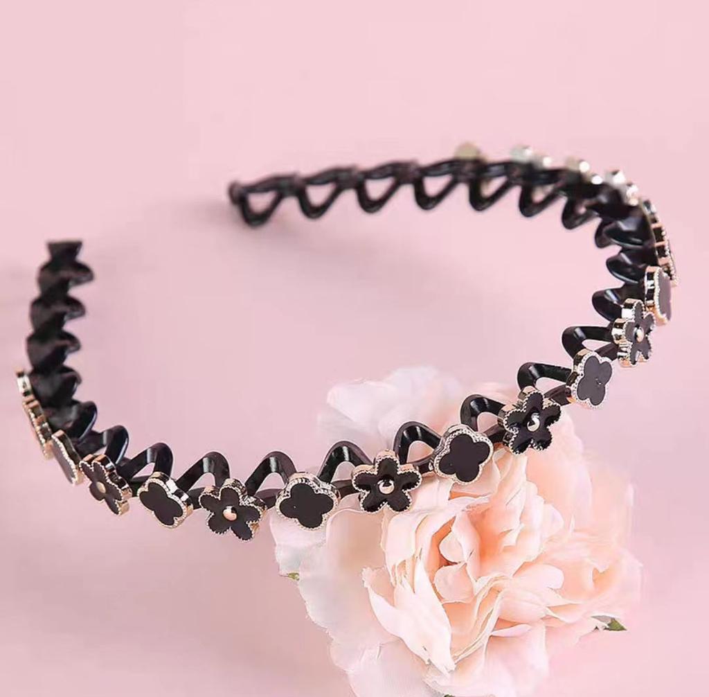 Broken Hair Organizer Lazy Person Hair Clip Broken Bangs Pearl Hairpin Wavy Headband Wash Face Fashion Trends