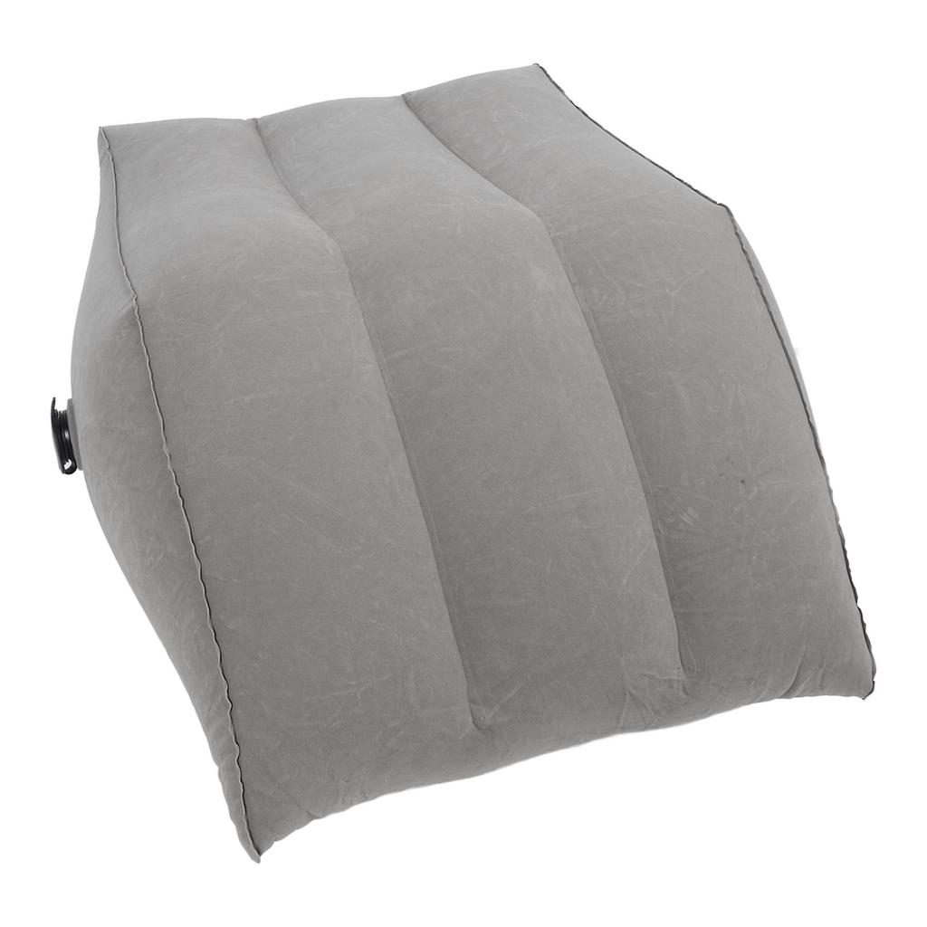 Inflatable Leg Elevation Pillow PVC Flocking Portable Leg Wedge Pillow with Inflatable Bag for Sleeping Swelling