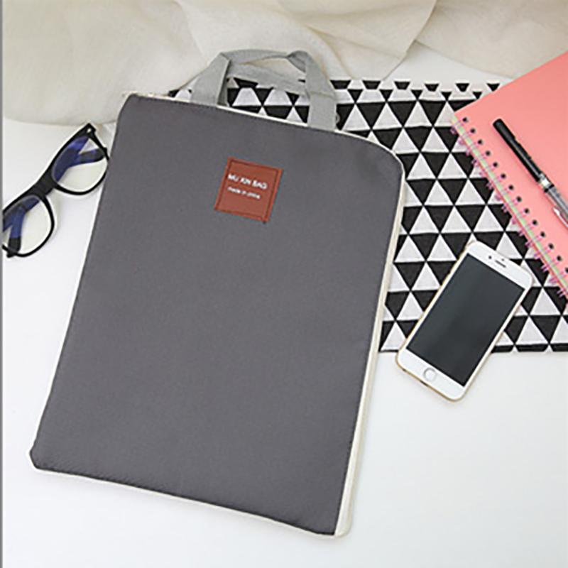 Waterproof Documents Bag Portable Rectangle Office Handbag A4 Briefcase Man Business Handbags School Stationery Storage Bags