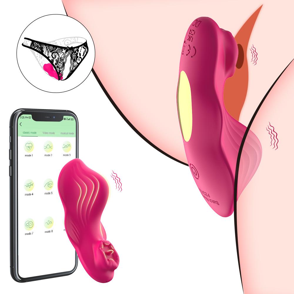 APP Control Sucking Clitoris Stimulator Women Panties Vibrator Clit Sucker Female Masturbator Interaction Sex Toy for Couples