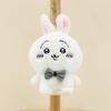 Bunny Plush Fluffy Keychain Perfect Rabbit Accessory With Pp Cotton