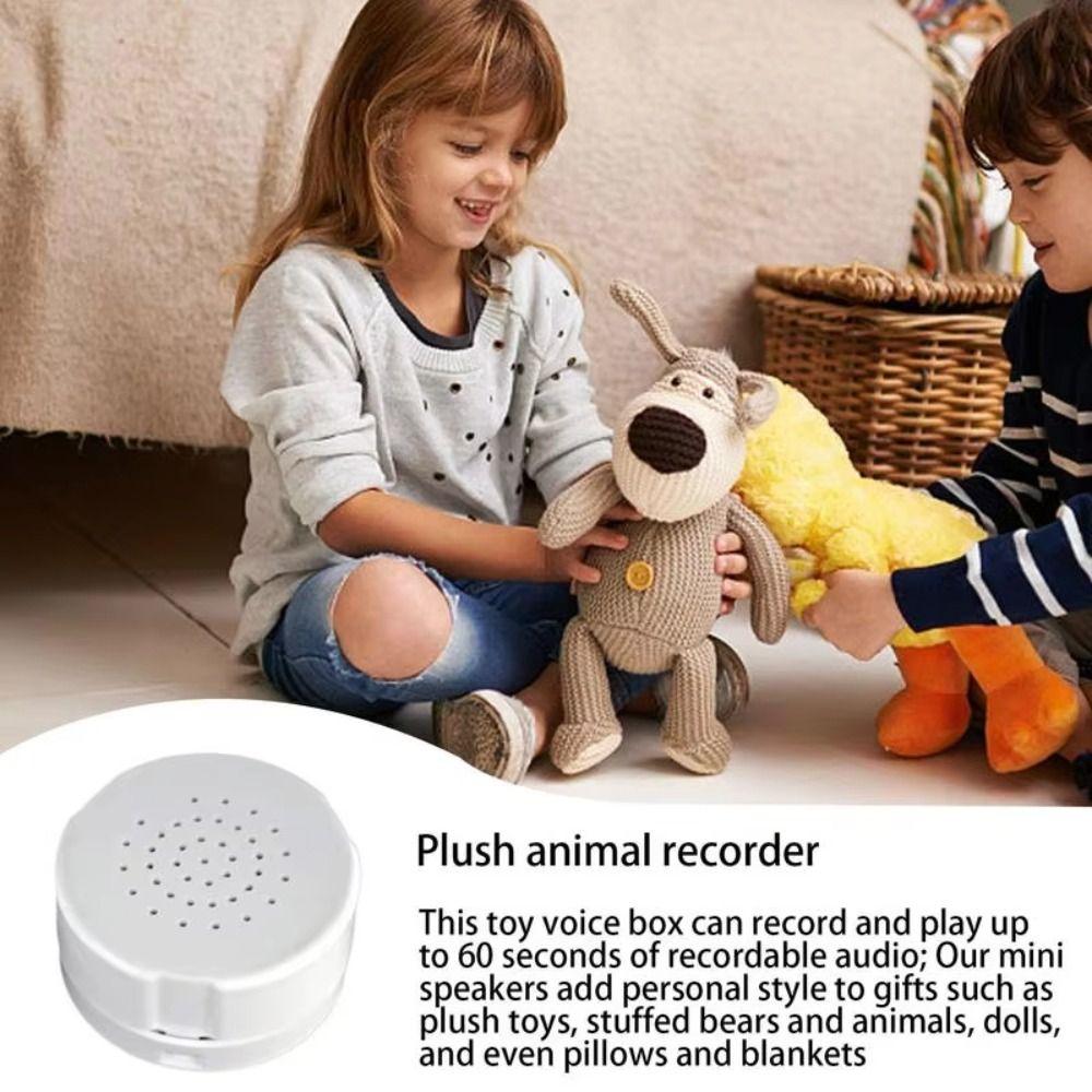 Clear Voice Plush Toy Recording Device 60 Seconds Stuffed Doll Voice Box  Stuffed Toy