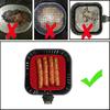 Reusable Non Stick Silicone Air Fryer Liners Perforated Waterproof Baking Mats for All Models 7 5 8 8 5 9 Inch