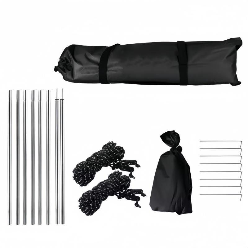 

Портативный тент на заднюю часть автомобиля, уличный кемпинг, боковая палатка на крышу автомобиля, водонепроницаемый анти-УФ-тент от дождя, дорожные принадлежности чёрный