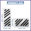 Automatic Brake Gas Pedal Cover Kit fit for Cadillac XT4 XT5 14-21 Silver Tone