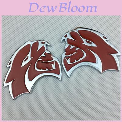 Hellcat Emblems For Dodge Challenger 2015 2016 2017 Durable Metal Badge With Stylish Finish