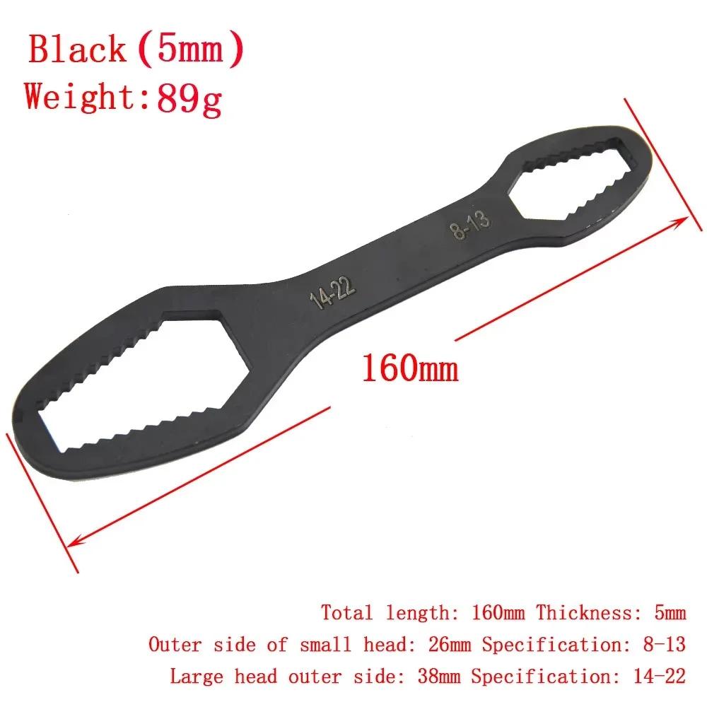 8-22mm Universal Torx Wrench Self-tightening Adjustable Glasses Wrench Board Double-head Torx Spanner Hand Tools for Factory