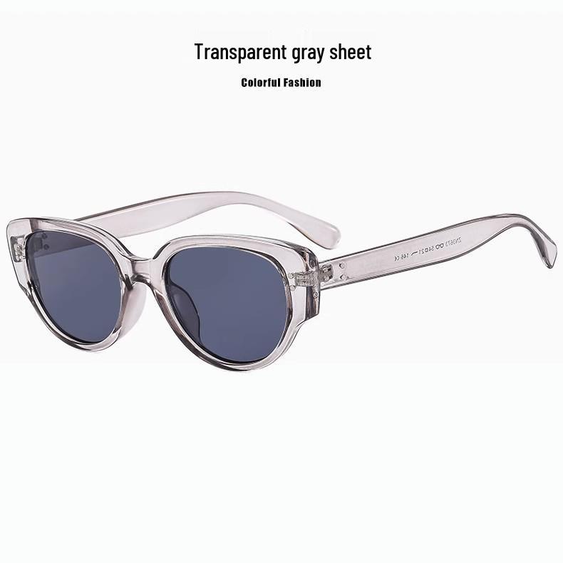 

Ретро Солнцезащитные очки «кошачий глаз» в черно-белой оправе высокого класса для женщин - Европейская и американская защита от солнца