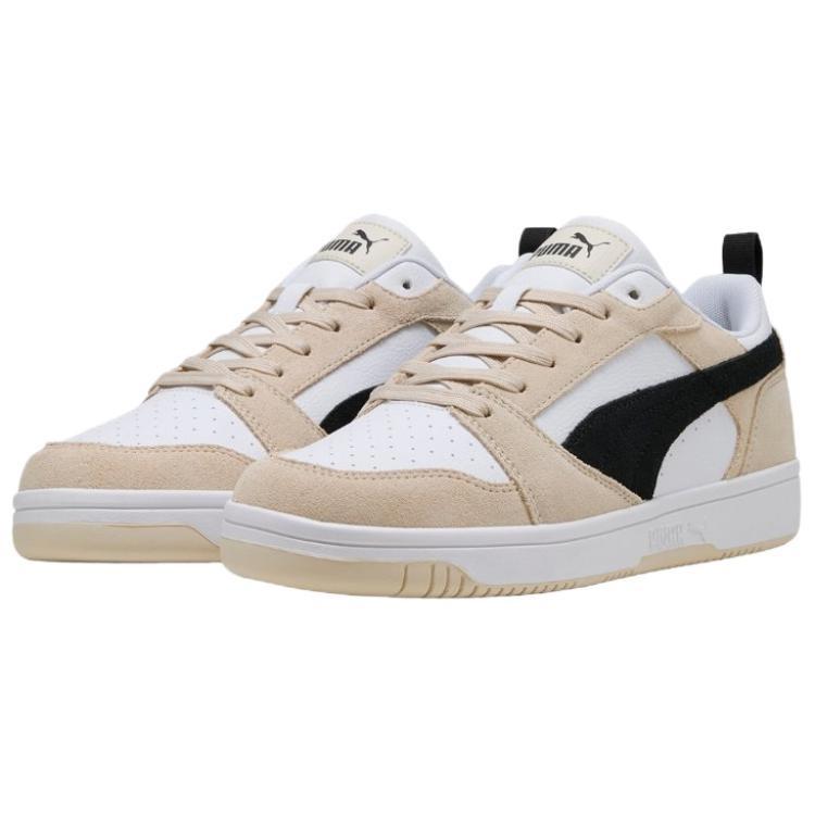 Puma Rebound V6 Abrasion Resistant Abrasion Resistant Low Top Skateboard Shoes Men's White 402262-02