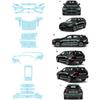 Volvo V60 R TPU Invisible Anti-Scratch Brightening Protection Film