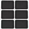 6Pcs Heavy Duty Plastic Plant Saucers Flower Pot Trays Drip Tray for Indoor Plants Planter Water Holder Planter Tray Table Top