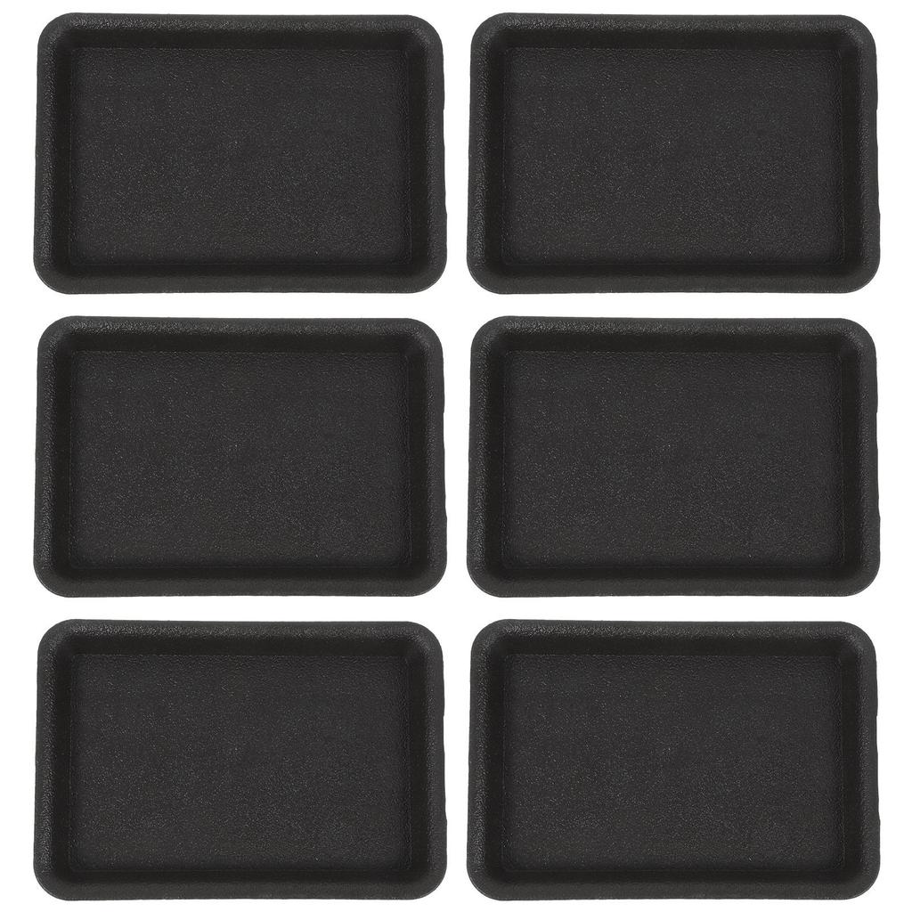 6Pcs Heavy Duty Plastic Plant Saucers Flower Pot Trays Drip Tray for Indoor Plants Planter Water Holder Planter Tray Table Top