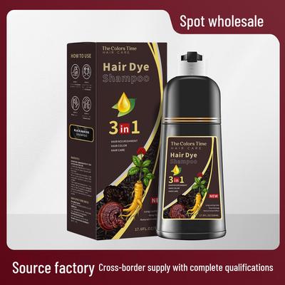 3-in-1 Plant-Based Bubble Hair Dye Cream with English Packaging