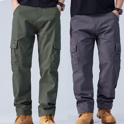 Men's Cargo Pants Work Wear Outdoor Male Trousers Multipockets  Hiking Multi Pocket Sports Fashion Loose Pants