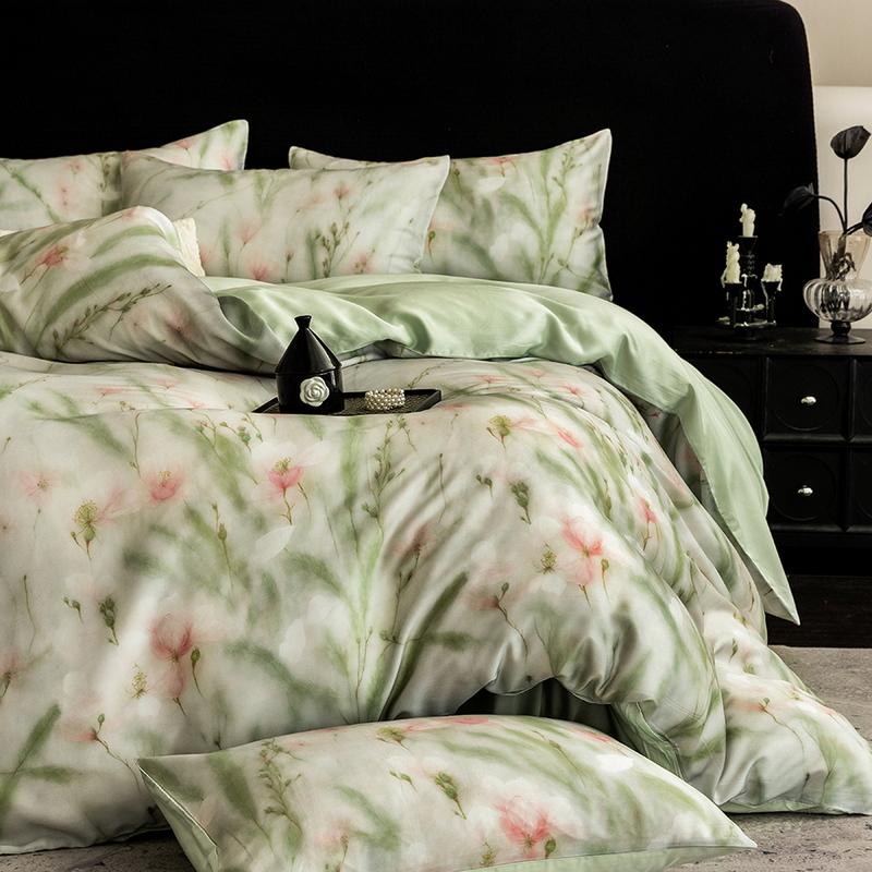 New  Luxury 100% Tencel Bedding Sets - High - Density, High - Count for 1.5m/1.8m/2.0m Beds