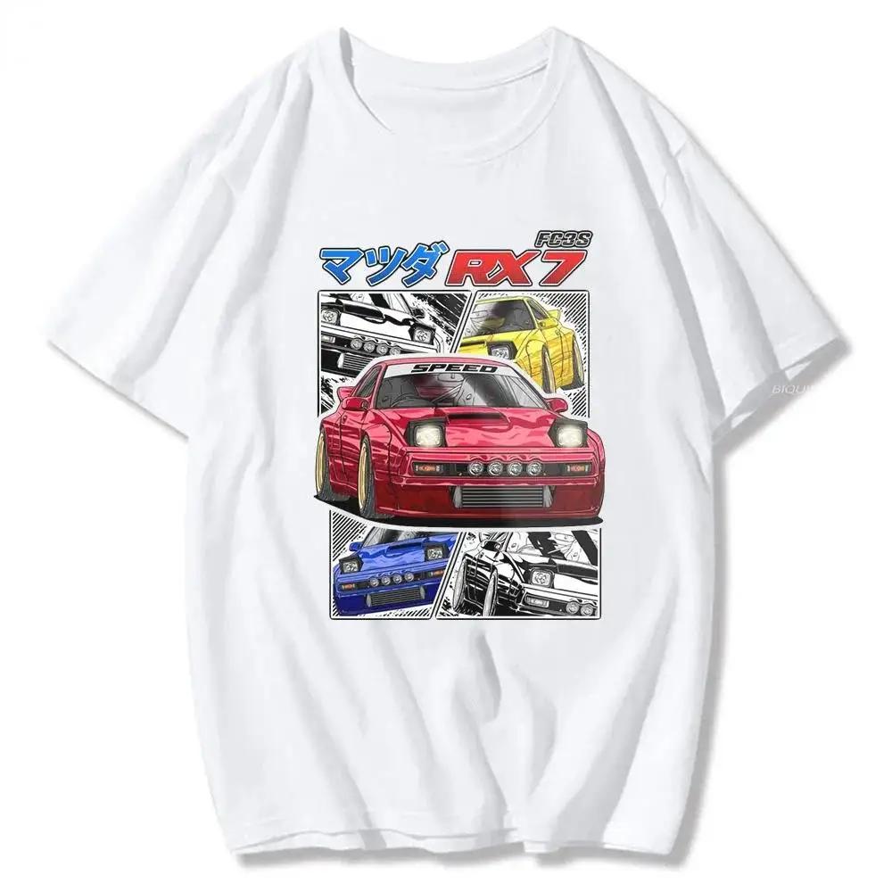 Initial D T Shirt Japanese Anime Graphic Funny Harajuku Manga T Shirt Fashion Casual Short Sleeve T Shirt Summer Men's T-shirt