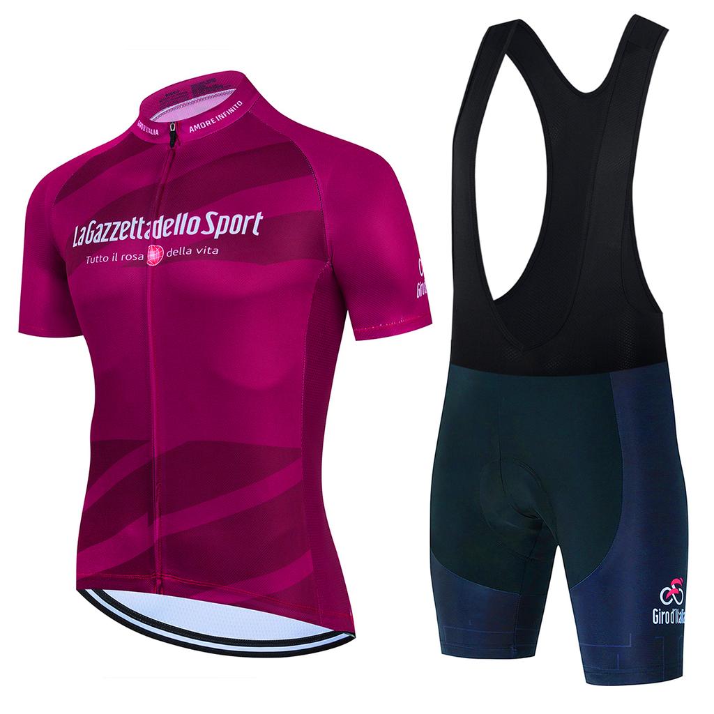 Summer Cycling Clothing Tour Giro D'Italia Sets Breathable Mountain Bike Cycling Clothes Ropa Ciclismo Verano Triathlon Suits