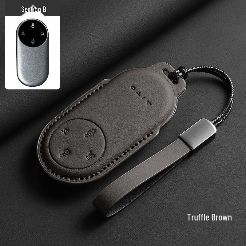 Compatible Key Case for AITO M9/M5/M7/S9 - Original Car Colors with Buckle