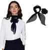 Elegant Silk Rose Scarf Soft Women’s Neck Scarf Simple Long Floral Scarf  Party Wear