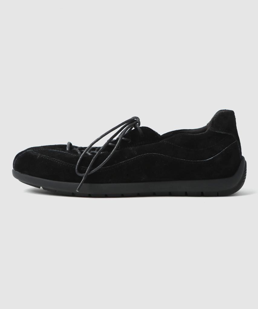 Wetheroad Wtrd3116-1 Lazy Suede Racing Sneakers Washed Black
