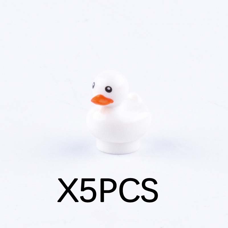 MOC Animal Building Blocks DIY Pig Fishes Octopus Penguin Turtles Figures Toys Set City Farm Zoo Accessories Bricks Kid Gift