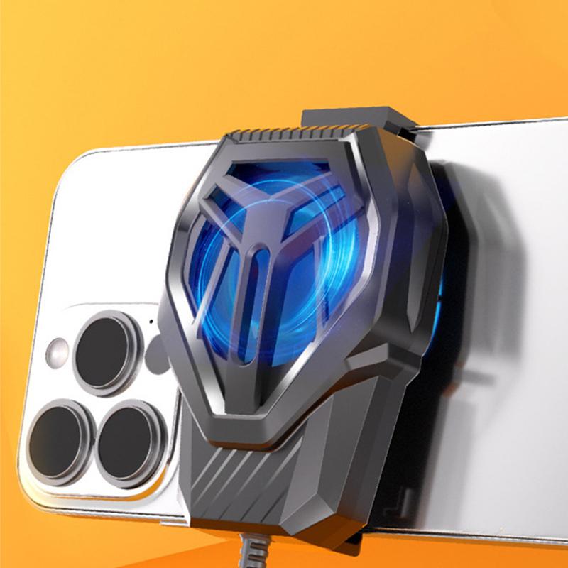 Portable Cooling Fan Mini Cooling Fans For Mobile Phone Silent Cooler Cell Phone Gaming Radiator Game Cooler