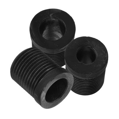 TOPPERFUN 3pcs Gear Lever Screw Shifter Adapter Gick Shifter Head Shift Knob Gear Shifter Adapter Black Plastic
