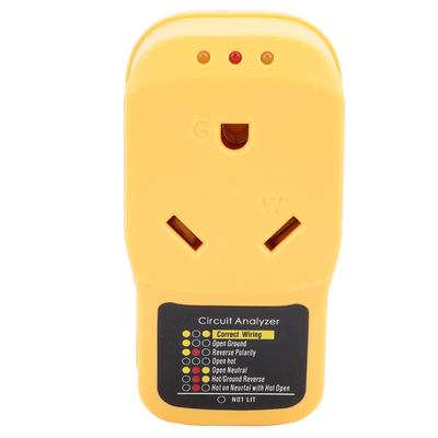 Wohnmobil Überspannungsschutz 30A Stecker auf 30A Buchse Adapter Schaltungsanalysator mit LED-Anzeigelampe für Anhänger AC125V