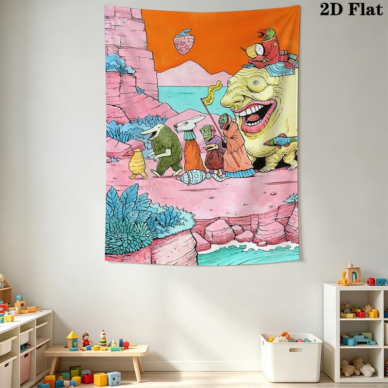 Parade Pattern Home Decor Tapestry, Wall Hanging, Decorative RV Wall Cloth.SGT0917418