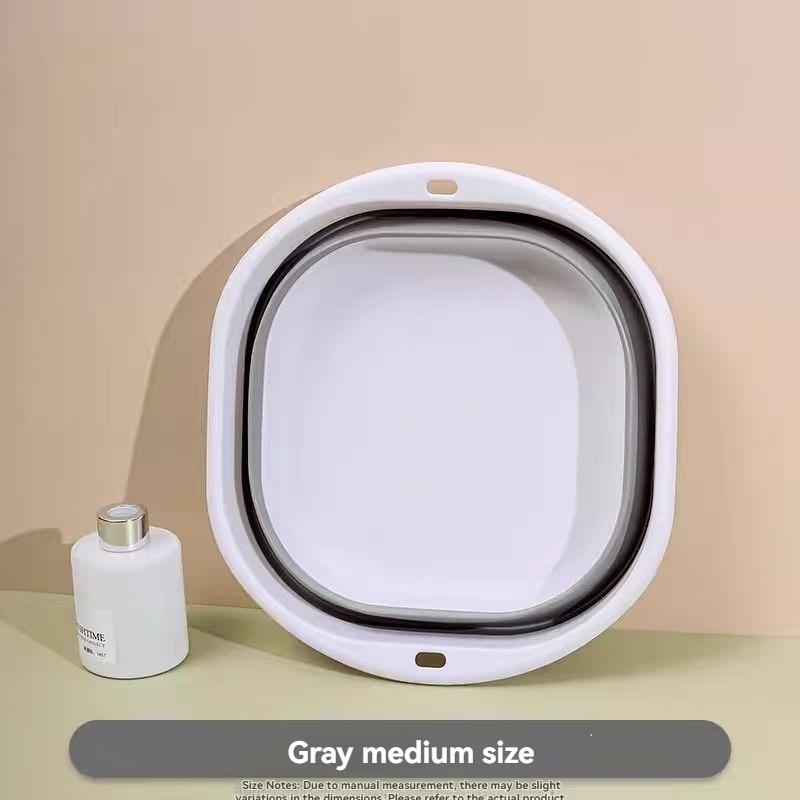 1Pc/Foldable Basin Portable Collapsible Washbasin for Home Travel Multifunctional Storage Washbasin