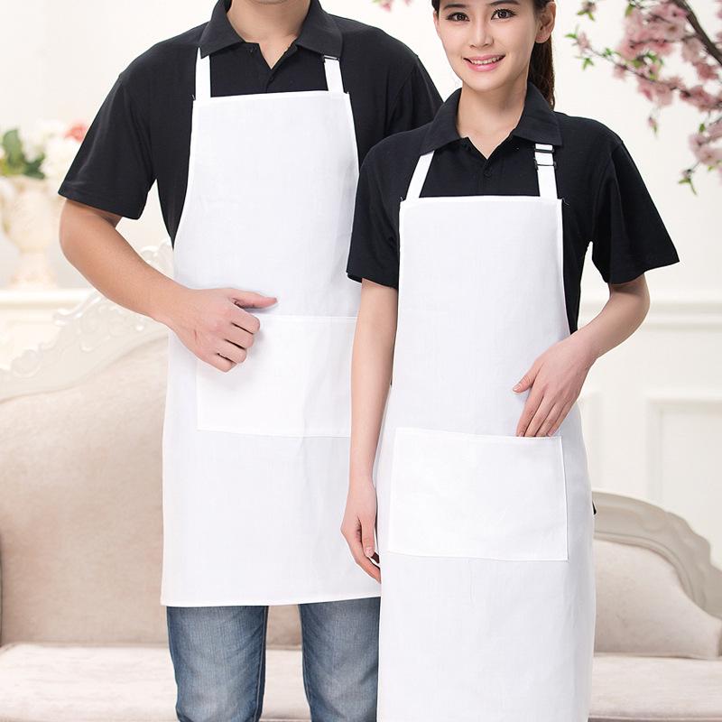 Cross-Collar Chef Apron: Hanging Neck Apron for Restaurants, Cafés, and Waitstaff