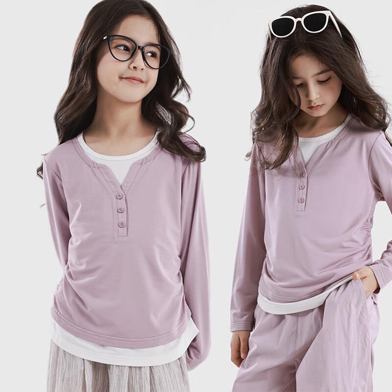 Hello Kitty Girls  Layered Long Sleeve Tee 150