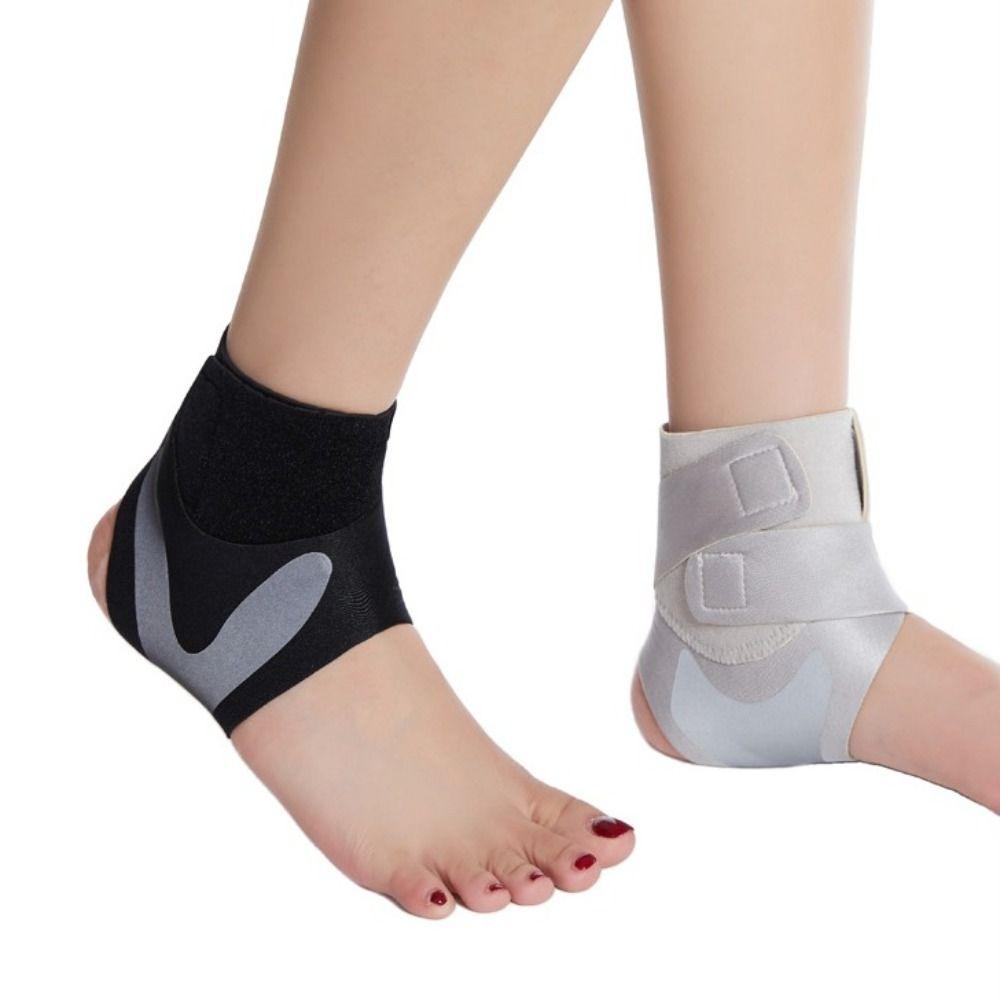 

Anti-Sprain Ankle Support Brace Adjustable Sports Ankle Protector Foot Sprain сірий