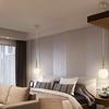 Nordic creative glass ball LED pendant light indoor kitchen pendant light luxury restaurant room decoration lighting fixture
