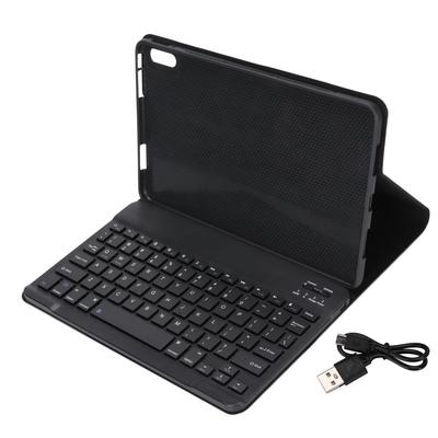 Bezdrátová klávesnice 10" počítačové příslušenství se čtvercovým krytem pro Huawei MatePad 10,4".(Černá