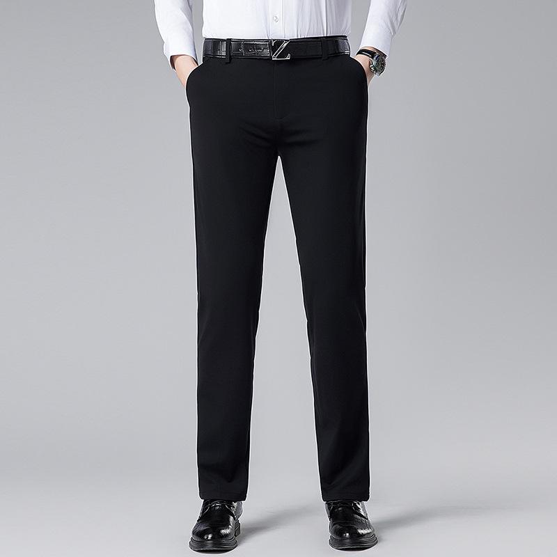 Frühling/Sommer 2026 Herren Eis Seide Locker Gerade Bein Lässig Business Hose