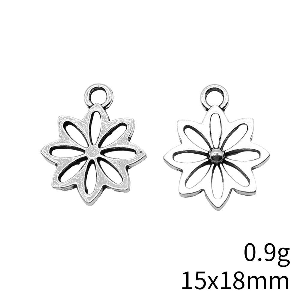 Back To School Bag Charms Rose Lotus Charms Pendant Women's Bags Bracelet Pendant